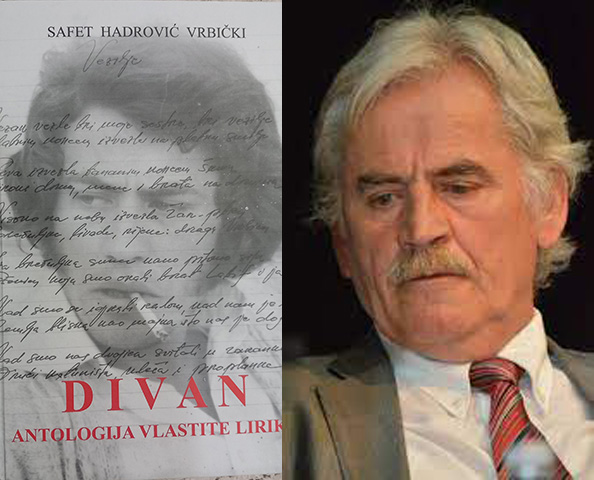 Safet Hadrovic Vrbicki sa svojom novom knjigom Antologijom vlastite lirike Divan Radio televizija Rožaje