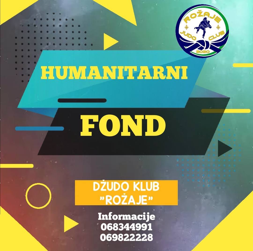 Formiran”Humanitarni fond Džudo kluba Rožaje”